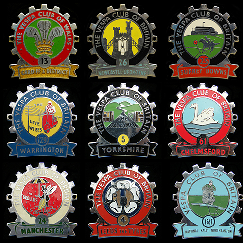 Vespa Club Badges